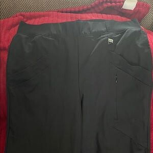 Large Black Scrub Joggers